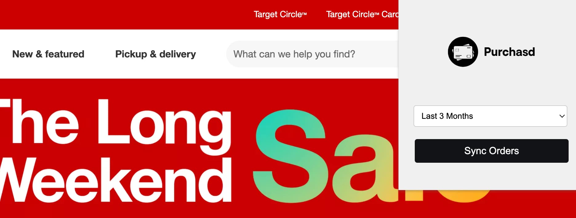 Cover Image for Now Live: Chrome Extension for Target and Costco Purchase Sync!